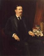 Painting of Governor William Rush Merriam Adolfo Muller-Ury